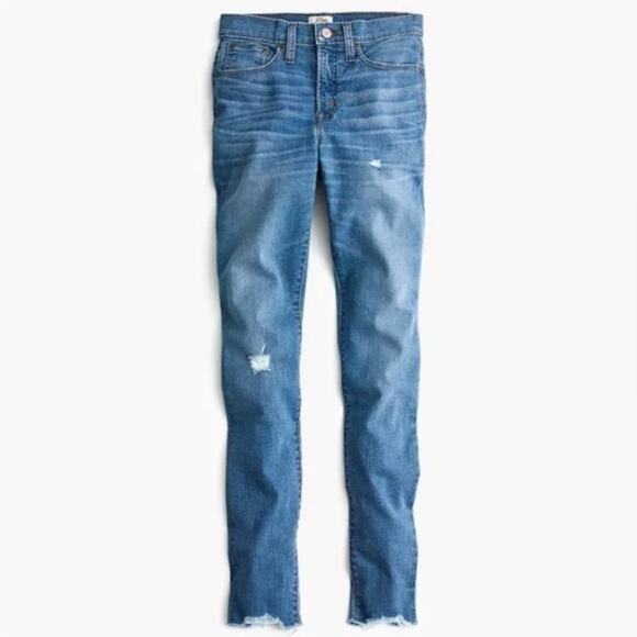 J. Crew 9" High Rise Toothpick Skinny Jeans Neil Wash 28 - Picture 10 of 10